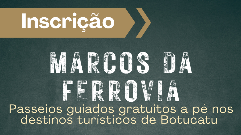 Passeio Guiado na Estação Ferroviária será no domingo, dia 10